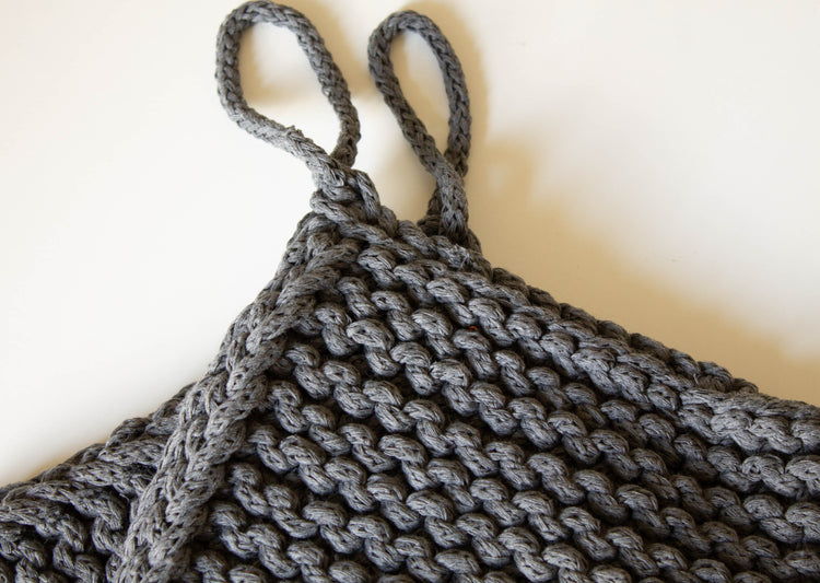Hand Knit Trivets - pick your colour