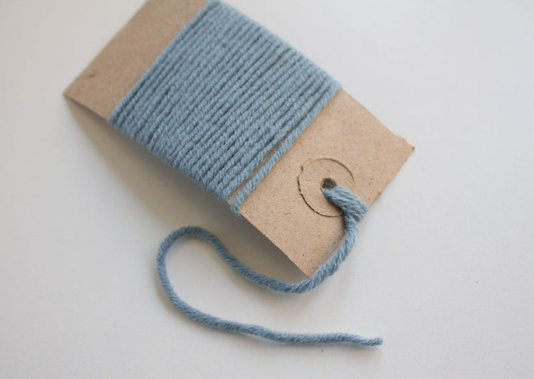 Contemporary Cable Cushion Hand Knit in Blue