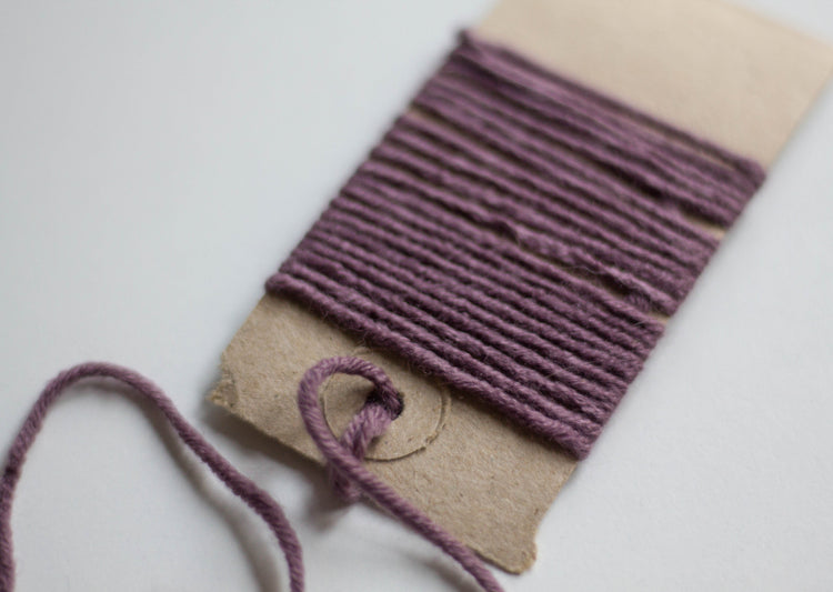 Hand Knit Textured Cushion - Aubergine